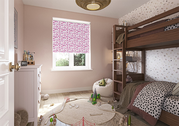 Royal Realm, Bubblegum Pink - Twist&Fit Roller Blind - Image 7